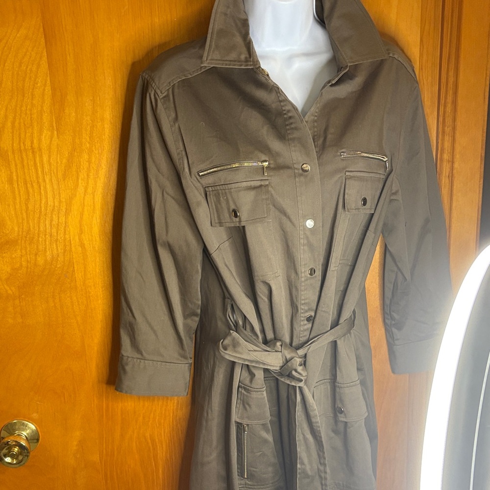 Etcetera Olive Dress
